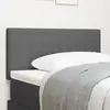 vidaXL Tête de lit Gris clair 100 cm Tissu en velours côtelé
