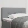 vidaXL Tête De Lit Vidaxl Bouton Capitonné Gris Clair 90 Cm Tissu