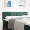 vidaXL Tête de lit Vert foncé 144 cm Velours