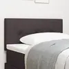 vidaXL Tête De Lit Vidaxl Capitonnée Marron Foncé 90 Cm En Tissu