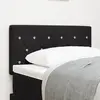 vidaXL Tête de lit Noir 80 cm Velours
