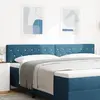 vidaXL Tête de lit Bleu foncé 200 cm Velours