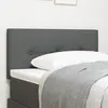 Tête De Lit Capitonnée Gris Foncé 80 Cm En Tissu