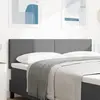 vidaXL Tête de lit Gris clair 160 cm Tissu en velours côtelé