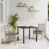 vidaXL Chaise de jardin 2 pcs Gris clair 55 x 53 x 85 cm polyrotin