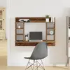 vidaXL Bureau mural Bois ancien 105 x 48 x 75 cm Bois d'ingénierie