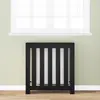 vidaXL Vidaxl Cache-Radiateur Chêne Noir 78x20x82 Cm Bois D'ingénierie