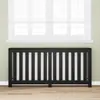 vidaXL Cache-Radiateur Chêne noir 175 x 20 x 82 cm Bois d'ingénierie