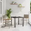 Chaises De Jardin Empilables Avec Coussins, 2 Pcs, Gris En Poly Rotin