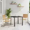 vidaXL - Tuin - stapelstoelen - 2 - pcs - Bruin - en - Beige