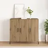 vidaXL Buffet Vidaxl Artisan Chêne 90x34x80 Cm En Bois D'ingénierie
