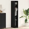 vidaXL Garde-Robe Vidaxl En Chêne Noir 30x50x200 Cm En Bois Composite