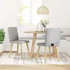 vidaXL Chaises à manger lot de 2 gris nuage tissu