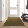 vidaXL Tapis d'entrée lavable, marron, 120x350 cm
