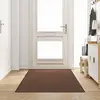 vidaXL Tapis d'entrée rectangulaire marron 120x250 cm