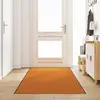 vidaXL Tapis de sol lavable orange 120x400 cm