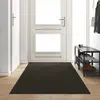 vidaXL Tapis de sol lavable noir 120x350 cm