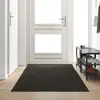 vidaXL Tapis d'entrée lavable noir 120x250 cm
