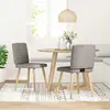 vidaXL Chaises à manger lot de 2 taupe tissu
