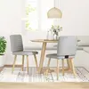 vidaXL Chaises à manger lot de 2 gris nuage tissu