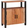 vidaXL Buffet Marron 70 x 30 x 75 cm Bois d'acacia massif