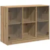 vidaXL Buffet chêne artisanal 102x37x75,5 cm bois d'ingénierie