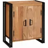 vidaXL Cabinet de chevet Marron 66 x 35 x 76 cm Bois d'acacia massif