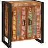 vidaXL Cabinet de chevet Multicolore Bois massif recyclé