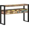 vidaXL Table console Multicolore 120 x 33 x 75 cm Bois Recyclé Solide
