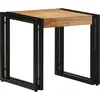 vidaXL Table Basse Vidaxl 40x50x38 Cm En Bois Massif D'acacia