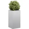 vidaXL - Plantenbak - 40x40x80 - cm - gegalvaniseerd - staal