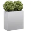 vidaXL - Plantenbak - 80x40x80 - cm - gegalvaniseerd - staal
