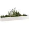 vidaXL Jardinière 360x40x40 cm acier inoxydable