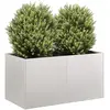 vidaXL Jardinière 80x40x40 cm acier inoxydable