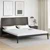 vidaXL Matelas Blanc 200 x 200 cm Tissu 100% polyester