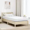 vidaXL Matelas Blanc et Bleu Tissu jacquard en polyester 100%