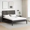 vidaXL Matelas Blanc, Gris 140 x 190 cm