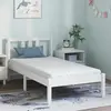 vidaXL Matelas Blanc 160 x 80 cm Tissu 100% polyester