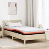vidaXL Matelas Blanc, Gris 120 x 200 cm