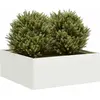 vidaXL Jardinière blanc 80x80x30 cm acier