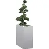 vidaXL Jardinière 40x80x80 cm acier galvanisé