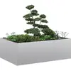 vidaXL - Plantenbak - 120x80x40 - cm - gegalvaniseerd - staal