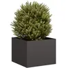 vidaXL Jardinière noir 40x40x30 cm acier