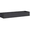 vidaXL Jardinière noir 280x80x40 cm acier