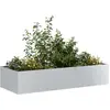 vidaXL - Plantenbak - 200x80x40 - cm - gegalvaniseerd - staal
