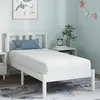vidaXL Matelas Blanc 80 x 160 cm Tissu 100% polyester