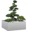 vidaXL Jardinière 100x100x40 cm acier galvanisé