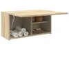 vidaXL Armoire murale de bain chêne sonoma 60x25x30 cm bois ingénierie