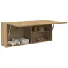 vidaXL Armoire murale de bain chêne artisanal bois d'ingénierie