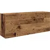vidaXL Armoire murale de bain vieux bois 100x25x40cm bois d'ingénierie